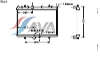 AVA COOLING SYSTEMS PEA2269 радиатор охлаждения двигателя
