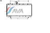 AVA COOLING SYSTEMS SZ2062 радиатор охлаждения двигателя