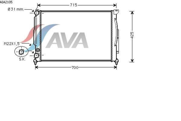 AVA COOLING SYSTEMS AiA2105   