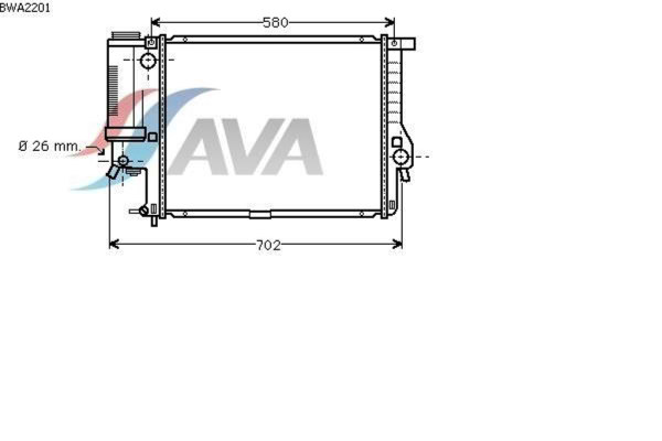 AVA COOLING SYSTEMS BWA2201   