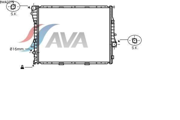 AVA COOLING SYSTEMS BWA2275   