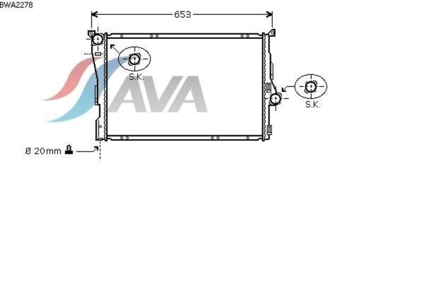 AVA COOLING SYSTEMS BWA2278   