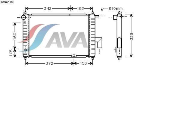 AVA COOLING SYSTEMS DWA2046   