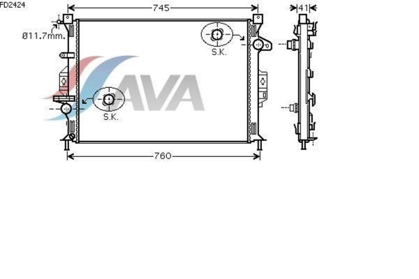 AVA COOLING SYSTEMS FD2424   