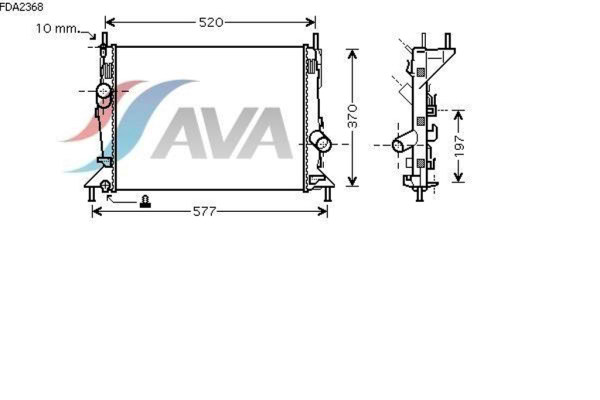 AVA COOLING SYSTEMS FDA2368   