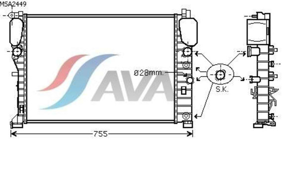 AVA COOLING SYSTEMS MSA2449   