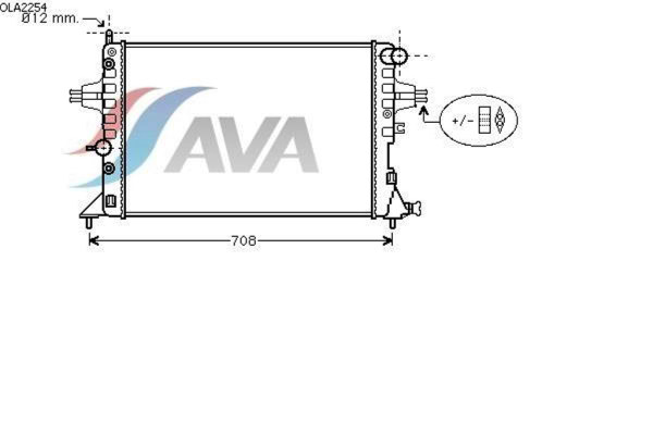 AVA COOLING SYSTEMS OLA2254   