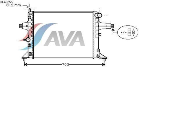 AVA COOLING SYSTEMS OLA2256   