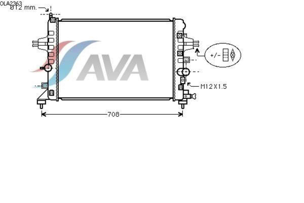 AVA COOLING SYSTEMS OLA2363   