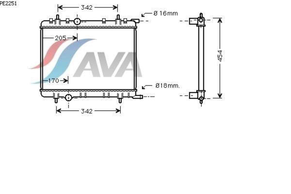 AVA COOLING SYSTEMS PE2251   