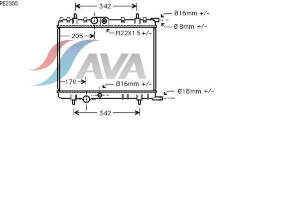 AVA COOLING SYSTEMS PE2300   