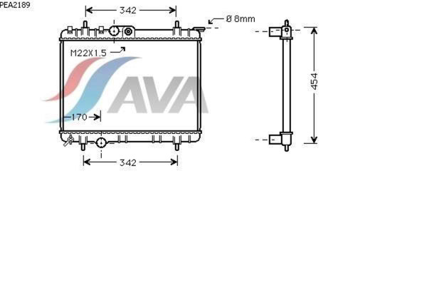 AVA COOLING SYSTEMS PEA2189   