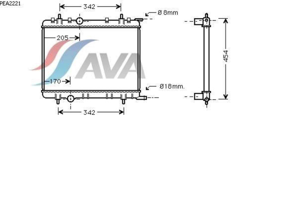 AVA COOLING SYSTEMS PEA2221   