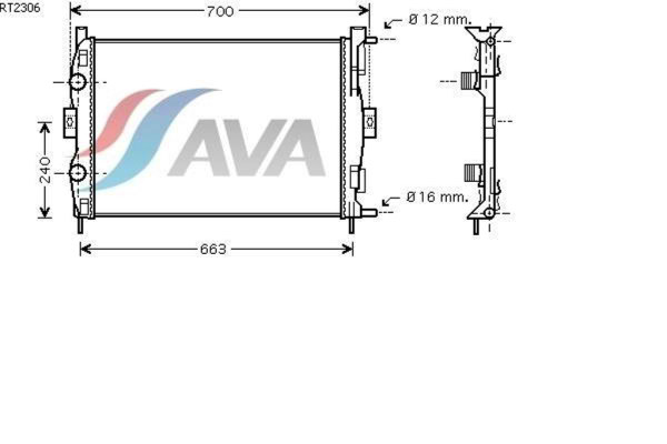 AVA COOLING SYSTEMS RT2306   