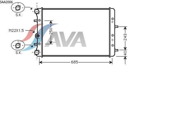 AVA COOLING SYSTEMS SAA2006   