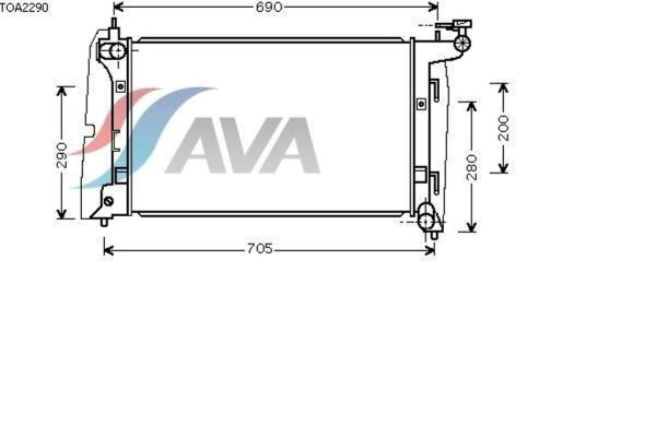 AVA COOLING SYSTEMS TOA2290   