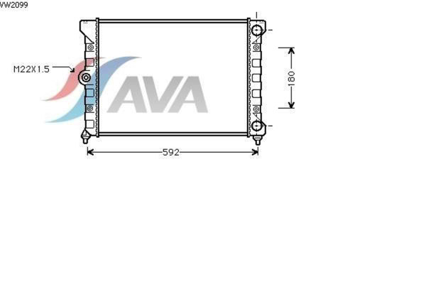 AVA COOLING SYSTEMS VW2099 �������� ���������� ���������