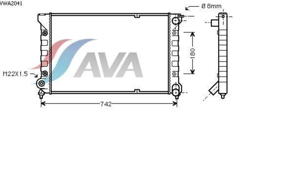 AVA COOLING SYSTEMS VWA2041   