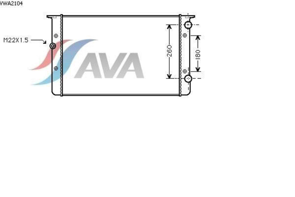 AVA COOLING SYSTEMS VWA2104   