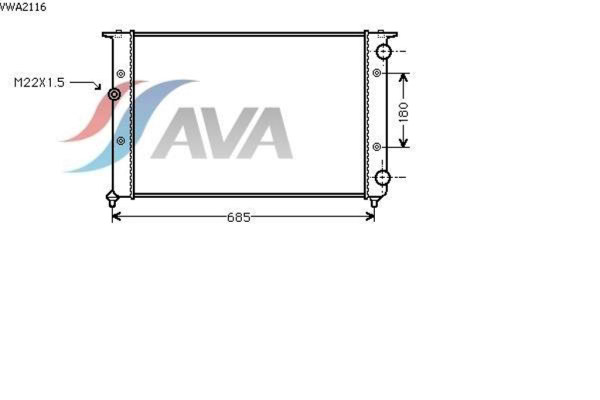 AVA COOLING SYSTEMS VWA2116   