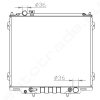 SAT HY0012-2.5 радиатор охлаждения двигателя