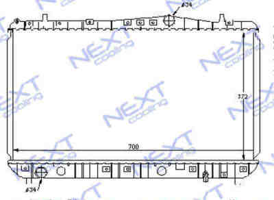 Next Cooling NC01022014M радиатор охлаждения двигателя